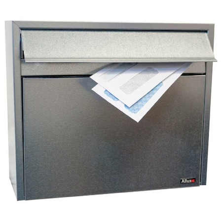 Allux Allux Series LT150 Wall Mount Mailbox in Galvanized ALX-LT150-GAL